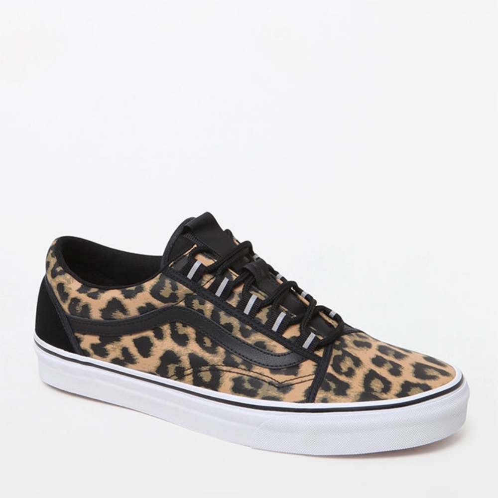 Vans Nylon Old Skool Leopard Low Tops